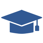 Icon - graduation cap - career development