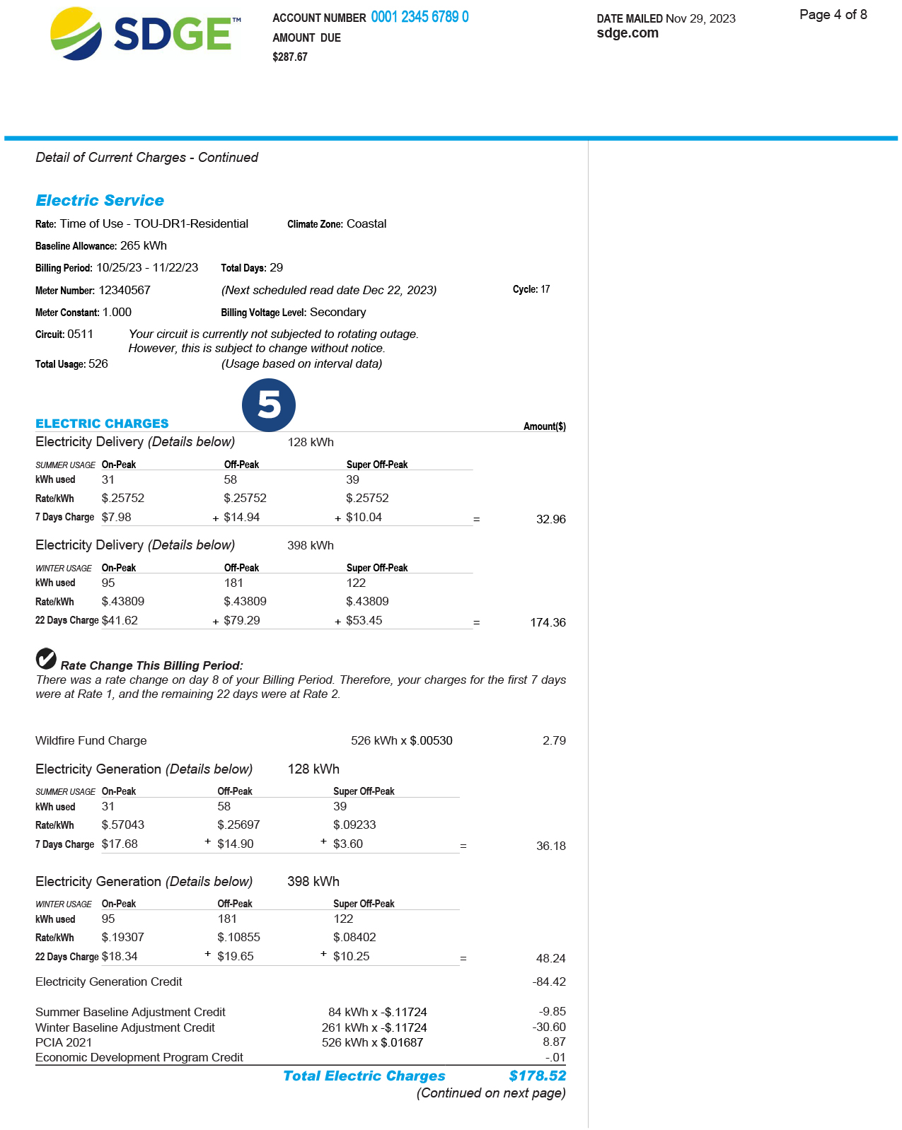 SDGE Bill Page 3