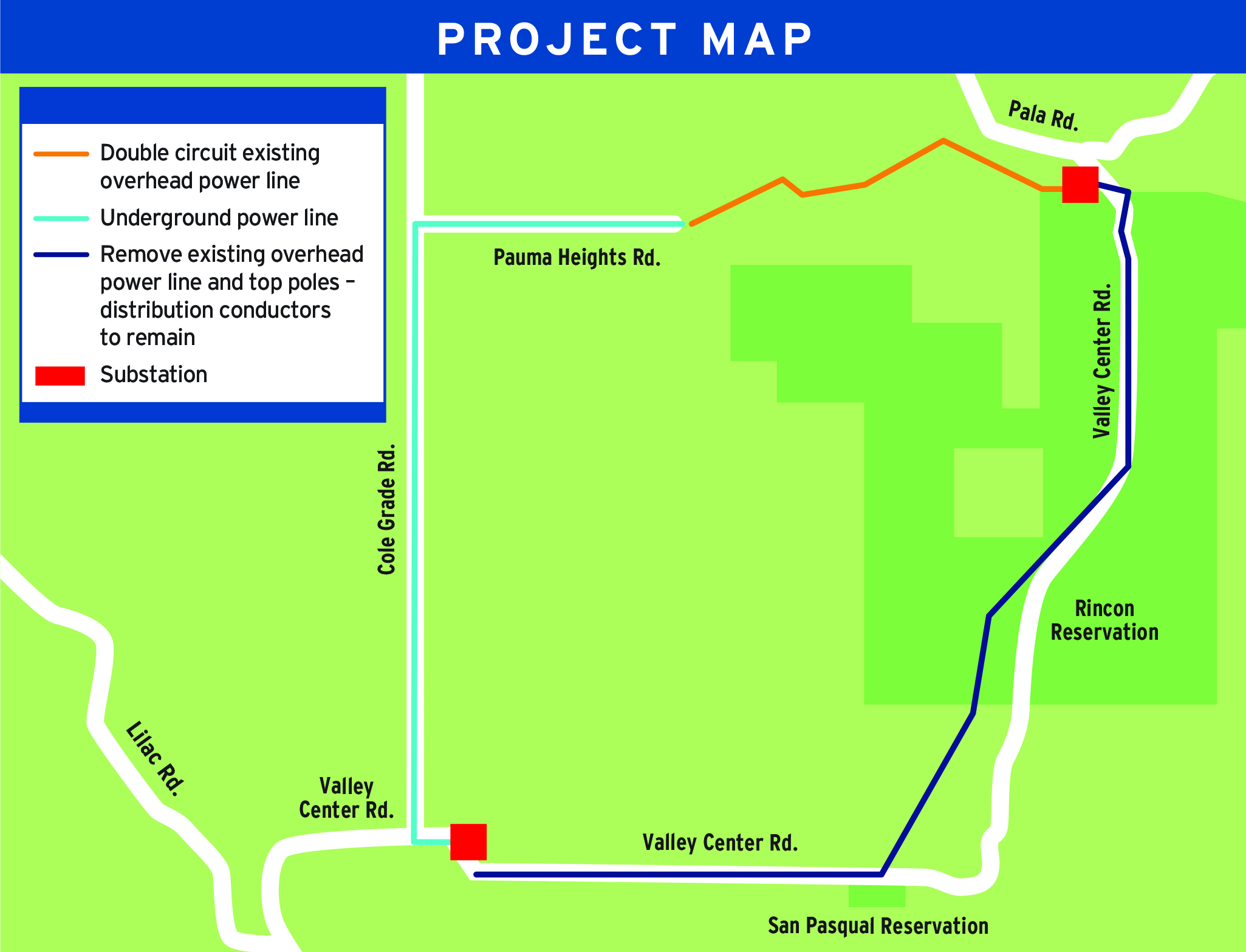 La Jolla Undergrounding Project Map