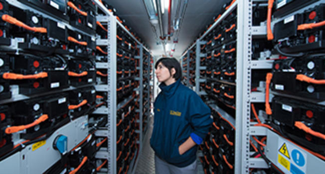 Girl Checking Equipment