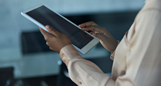 Manipulating a Tablet